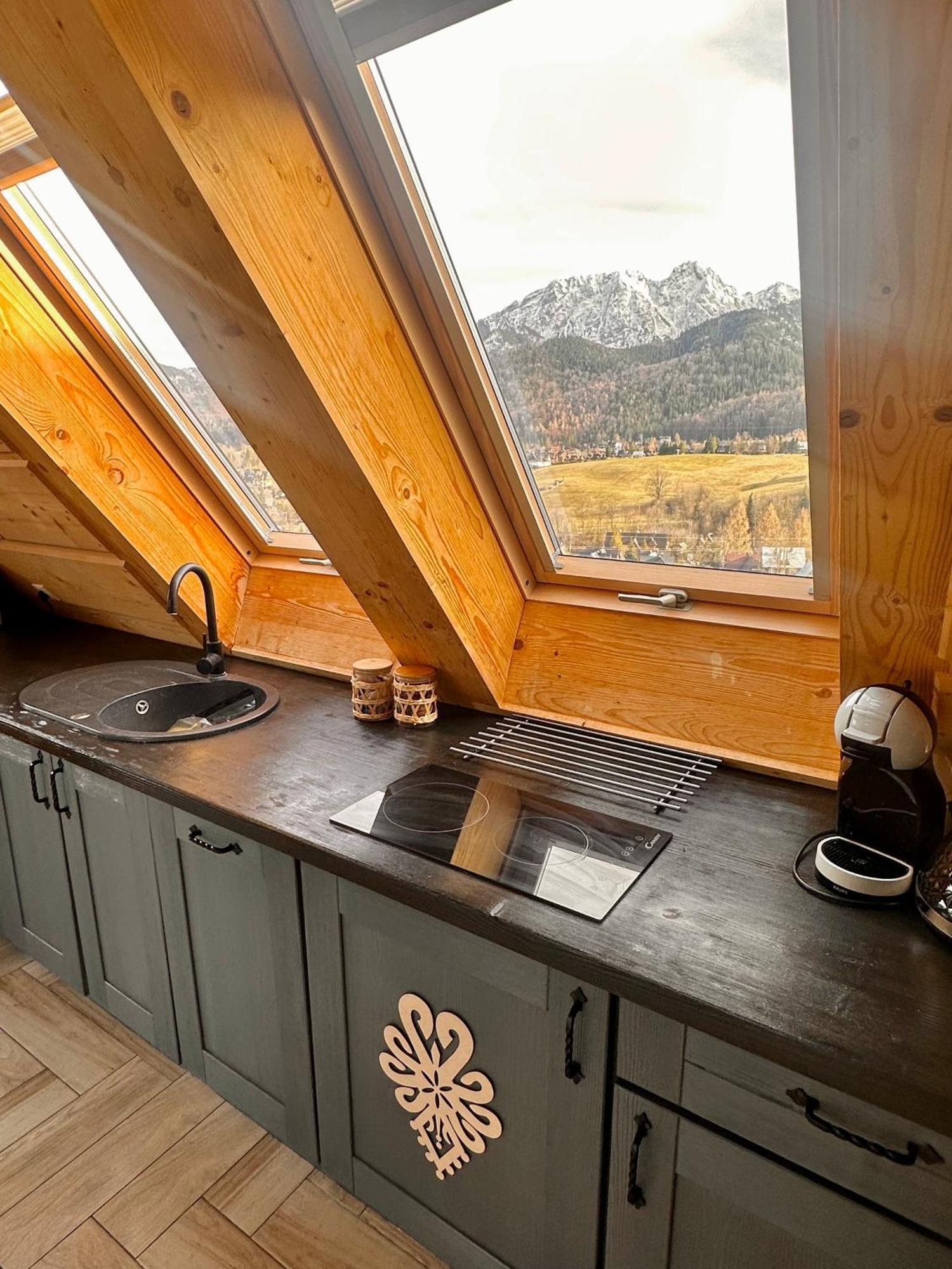 Giewont View Apartament -Top Floor Z Widokiem Na Giewont Kościelisko Eksteriør billede